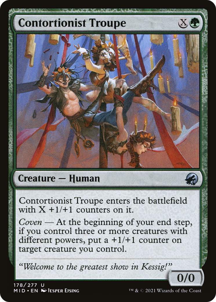 Contortionist Troupe [Innistrad: Midnight Hunt]-1