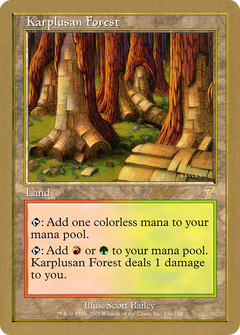 Karplusan Forest - 2002 Sim Han How (7ED) (WCD-) - World Championship Decks 2002-1