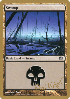 Swamp (340) - 2003 Peer Kroger (8ED) (WCD-) - World Championship Decks 2003-1
