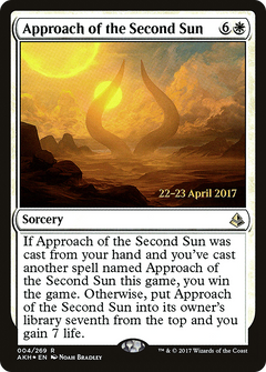 Approach of the Second Sun [Amonkhet Prerelease Promos]-1