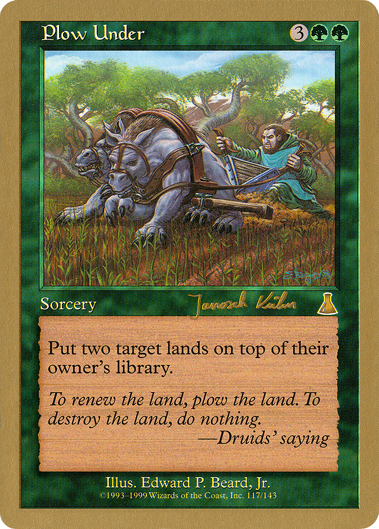 Plow Under - 2000 Janosch Kuhn (UDS) (WCD-) - World Championship Decks 2000-1