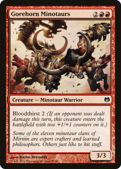 Gorehorn Minotaurs [Duel Decks: Heroes vs. Monsters]-1
