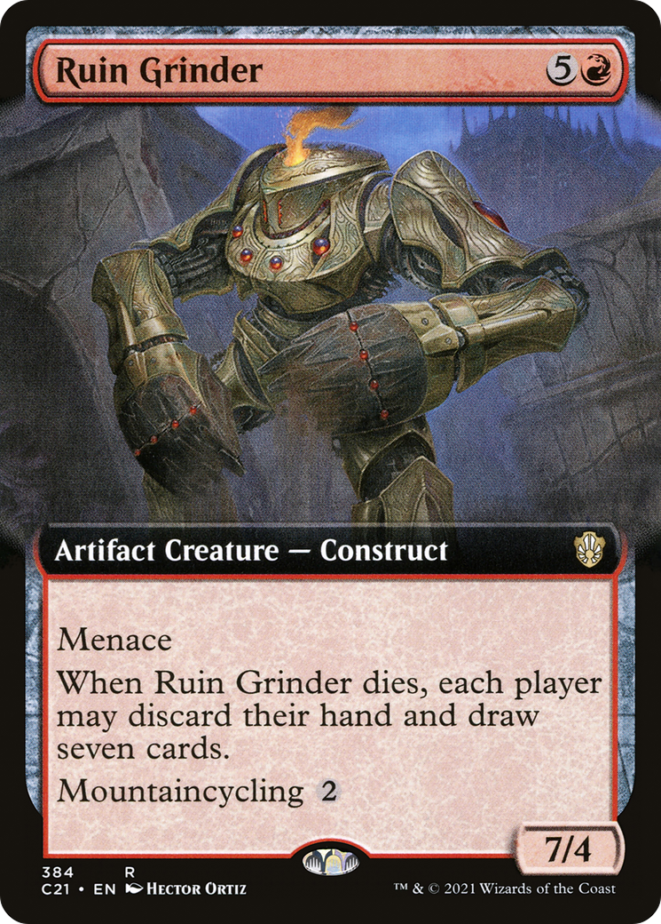 Ruin Grinder (Extended Art) [Commander 2021]-1