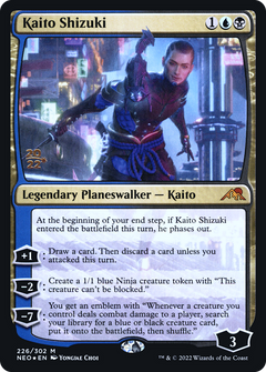 Kaito Shizuki [Kamigawa: Neon Dynasty Prerelease Promos]-1