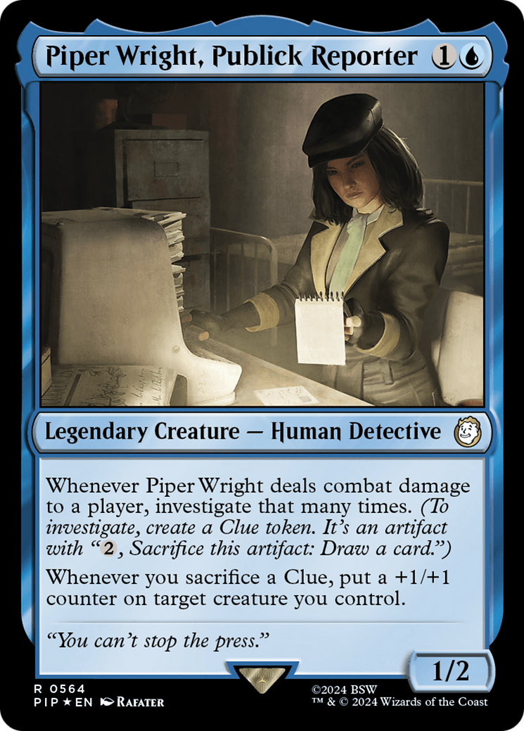 Piper Wright, Publick Reporter (Surge Foil) [Fallout]-1