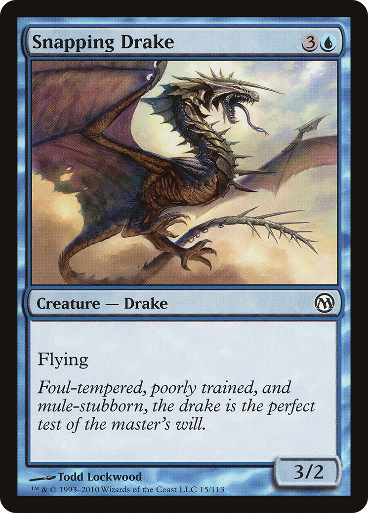 Snapping Drake [Duels of the Planeswalkers]-1