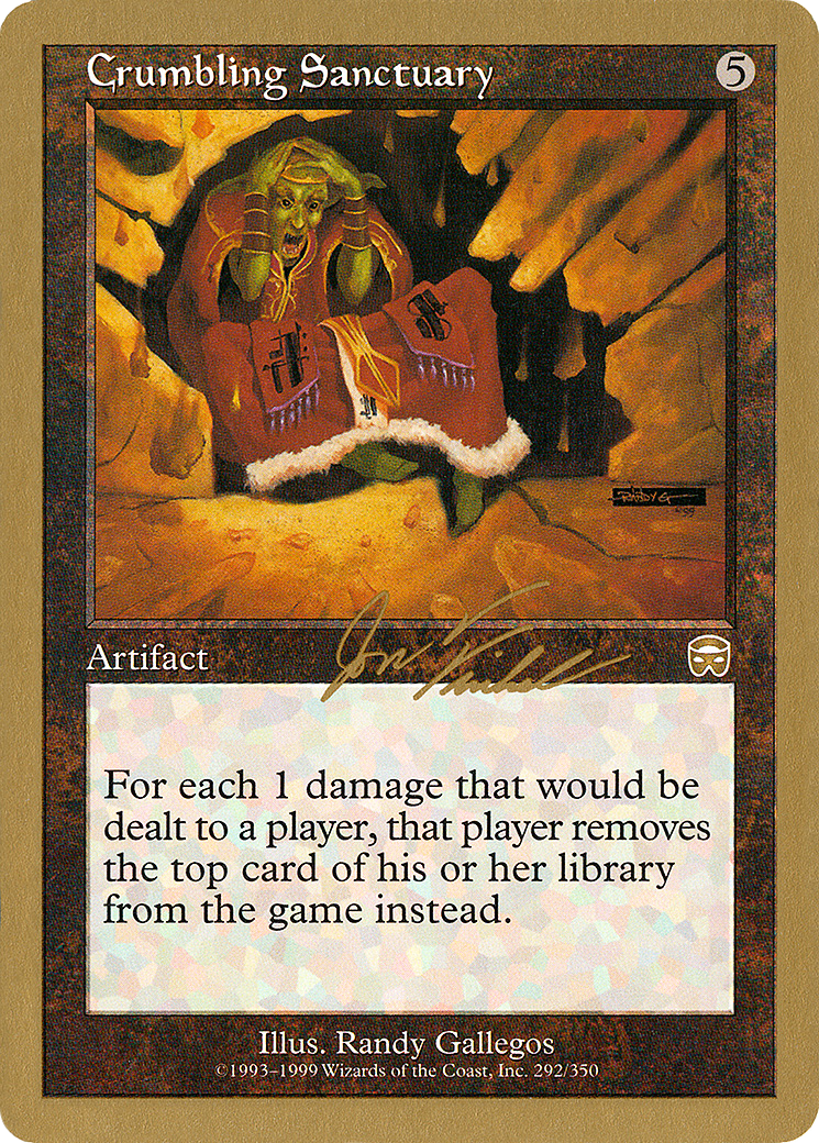 Crumbling Sanctuary - 2000 Jon Finkel (MMQ) (WCD-) - World Championship Decks 2000-1