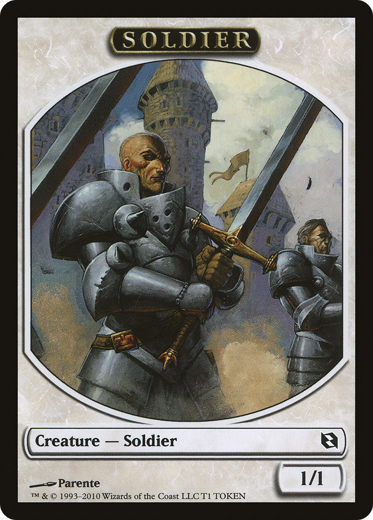 Soldier Token [Duel Decks: Elspeth vs. Tezzeret Tokens]-1