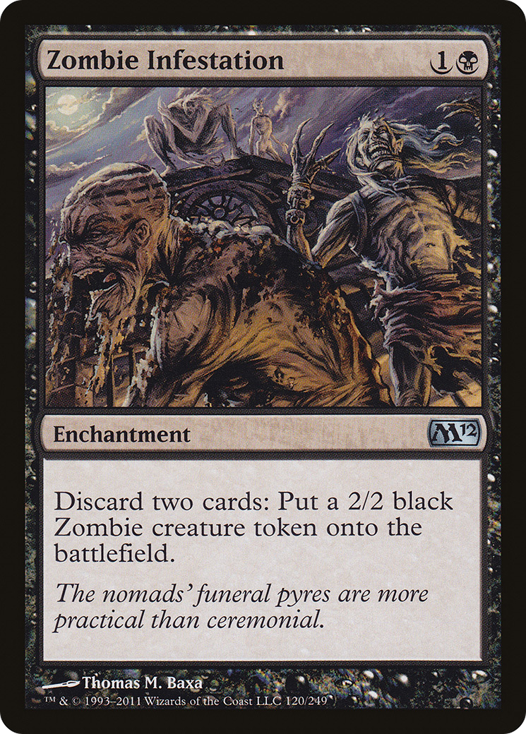 Zombie Infestation (M12-120) - Magic 2012 Foil-1