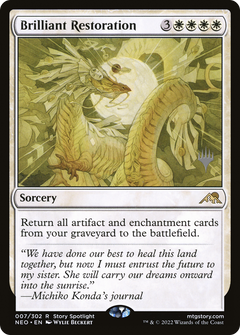 Brilliant Restoration (Promo Pack) [Kamigawa: Neon Dynasty Promos]-1