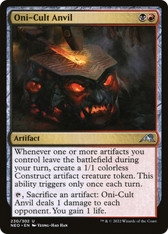 Oni-Cult Anvil [Kamigawa: Neon Dynasty]-1