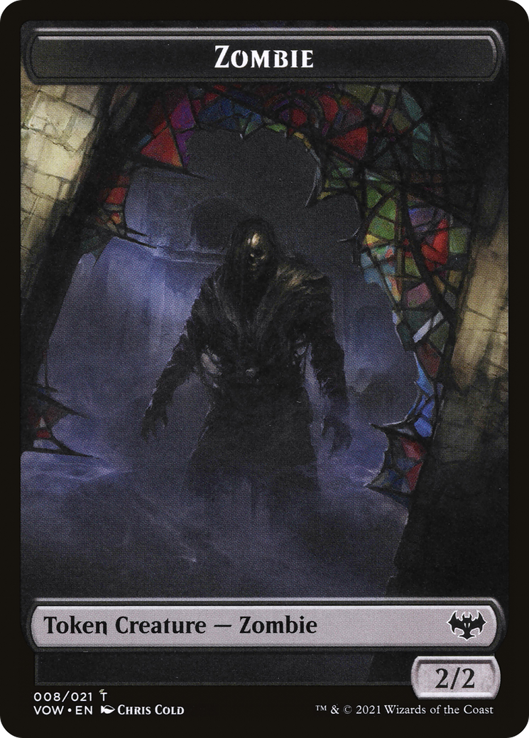 Zombie (TVOW-008) - Innistrad: Crimson Vow Tokens Foil-1