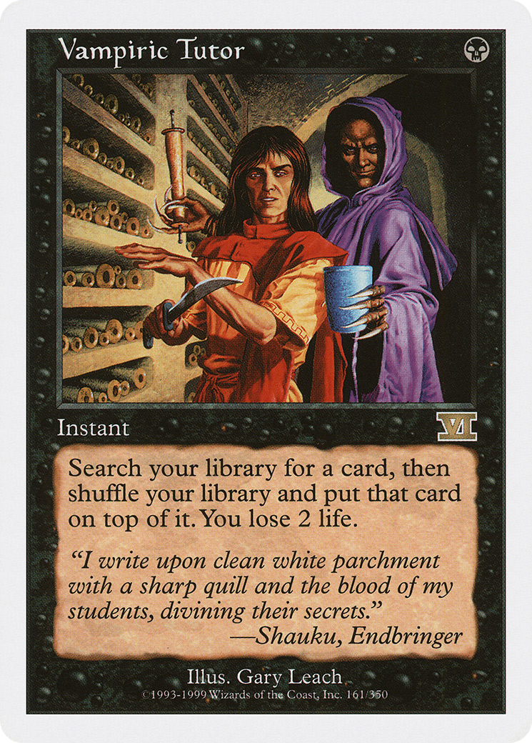 Vampiric Tutor (6ED-161) - Classic Sixth Edition-1