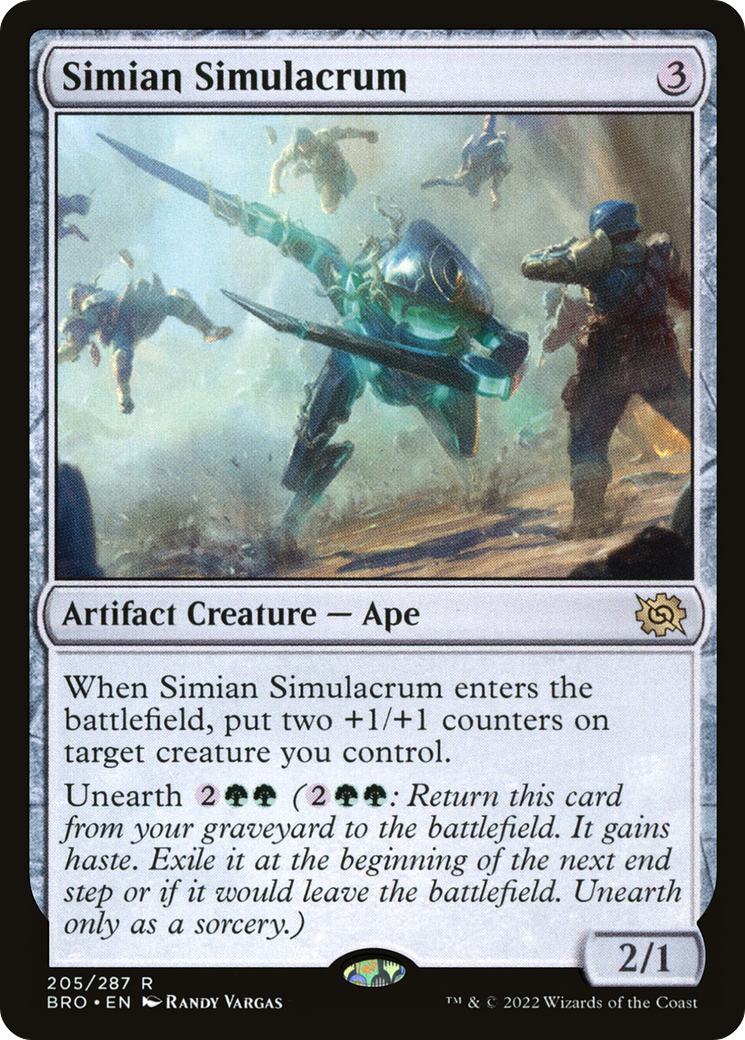 Simian Simulacrum [The Brothers' War]-1