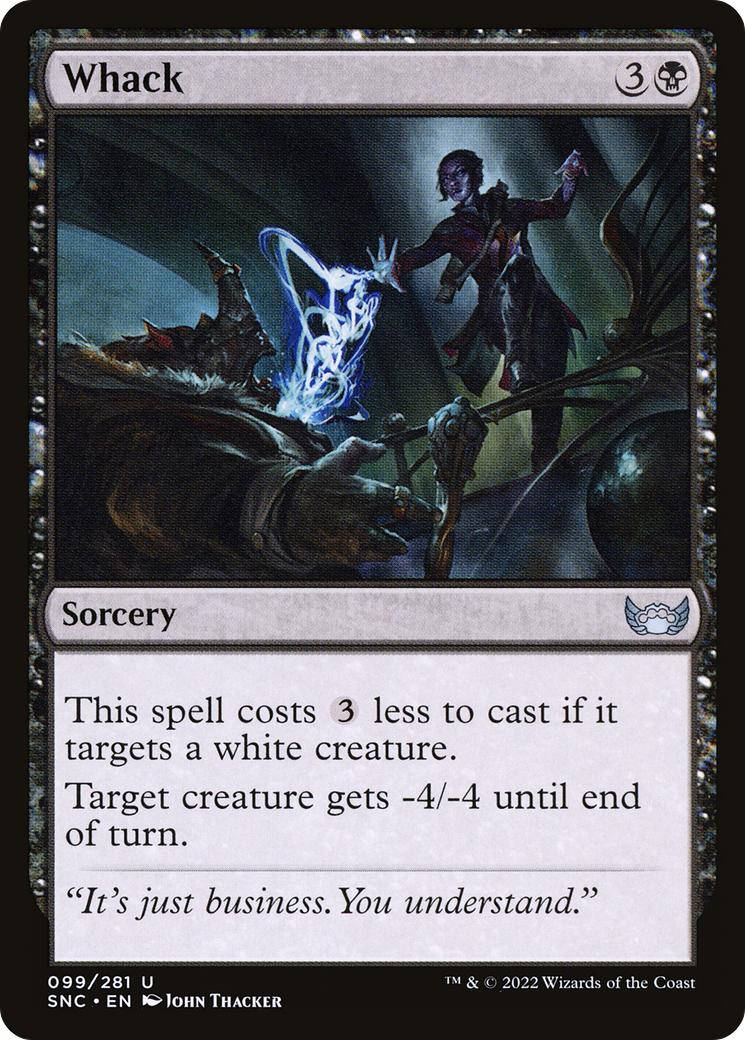Whack (SNC-099) - Streets of New Capenna Foil-1