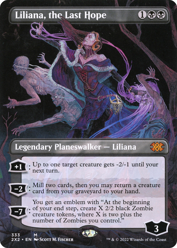 Liliana, the Last Hope (Borderless) [Double Masters 2022]-1