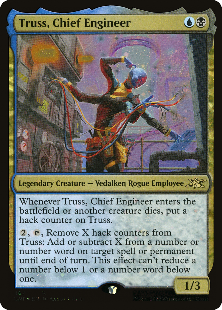 Truss, Chief Engineer (Galaxy Foil) (UNF-467) - Unfinity Foil-1