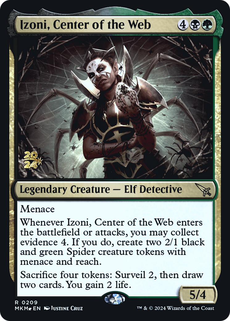 Izoni, Center of the Web [Murders at Karlov Manor Prerelease Promos]-1