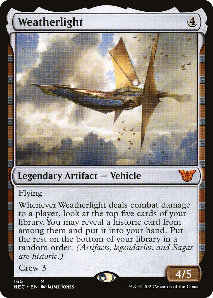 Weatherlight (NEC-165) - Neon Dynasty Commander-1