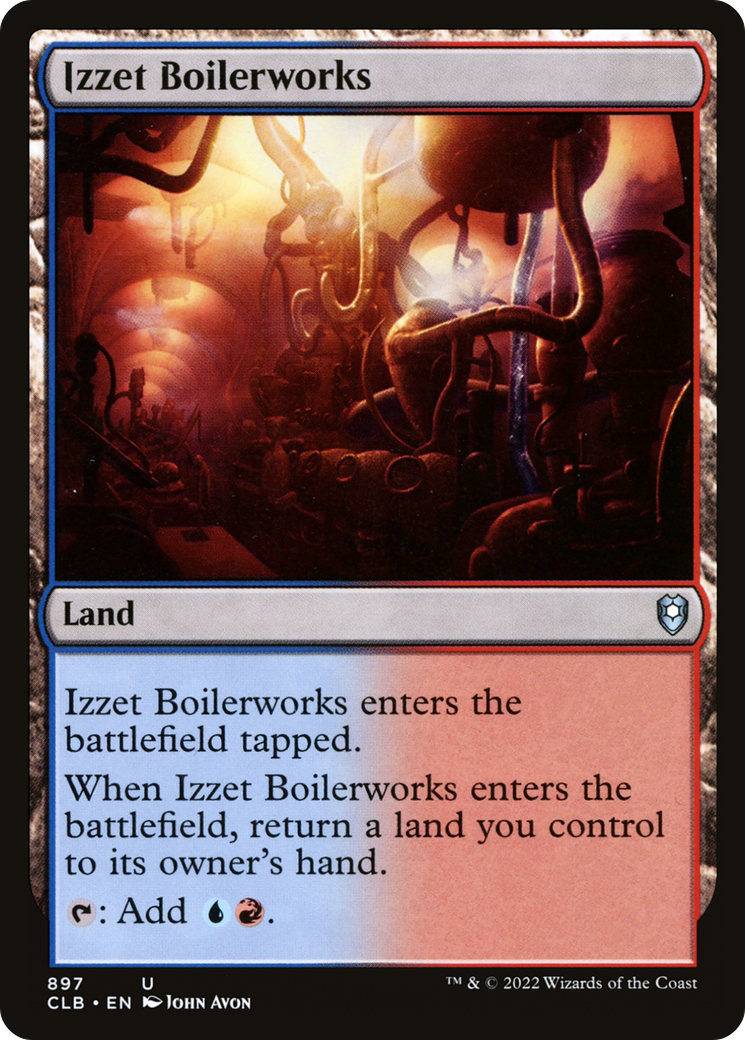 Izzet Boilerworks [Commander Legends: Battle for Baldur's Gate]-1