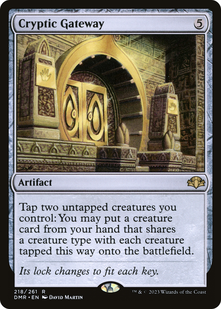 Cryptic Gateway [Dominaria Remastered]-1