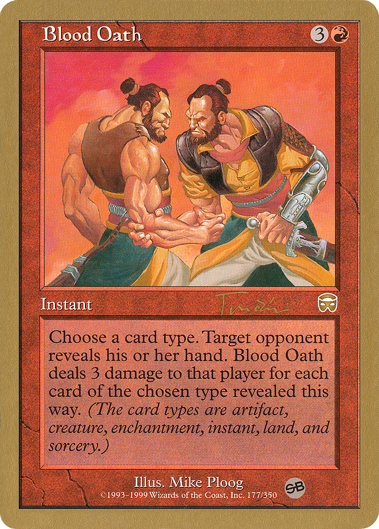 Blood Oath - 2001 Jan Tomcani (MMQ) (SB) (WCD-) - World Championship Decks 2001-1