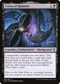 Scion of Halaster (CLB-145) - Commander Legends: Battle for Baldur's Gate Foil-1
