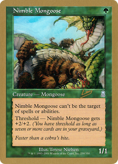 Nimble Mongoose - 2002 Raphael Levy (ODY) (WCD-) - World Championship Decks 2002-1