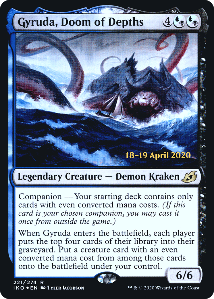 Gyruda, Doom of Depths [Ikoria: Lair of Behemoths Prerelease Promos]-1