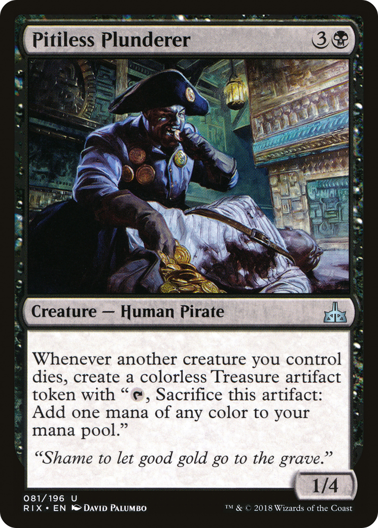 Pitiless Plunderer [Rivals of Ixalan]-1