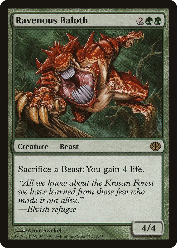 Ravenous Baloth [Duel Decks: Garruk vs. Liliana]-1