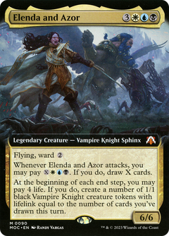 Elenda and Azor (Extended Art) [March of the Machine Commander]-1