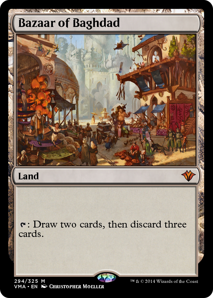 Bazaar of Baghdad (VMA-294) - Vintage Masters Foil-1