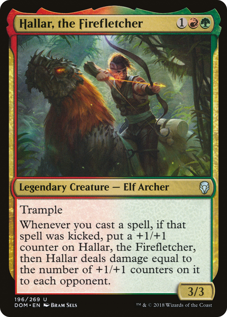 Hallar, the Firefletcher [Dominaria]-1