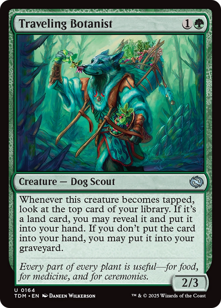 Traveling Botanist [Tarkir: Dragonstorm]-1