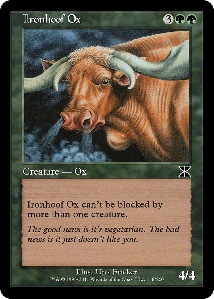 Ironhoof Ox (ME4-158) - Masters Edition IV Foil-1