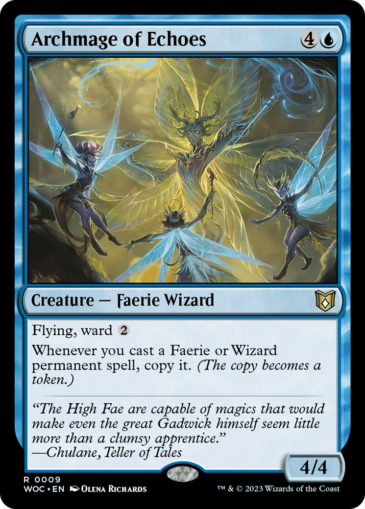 Archmage of Echoes [Wilds of Eldraine Commander]-1