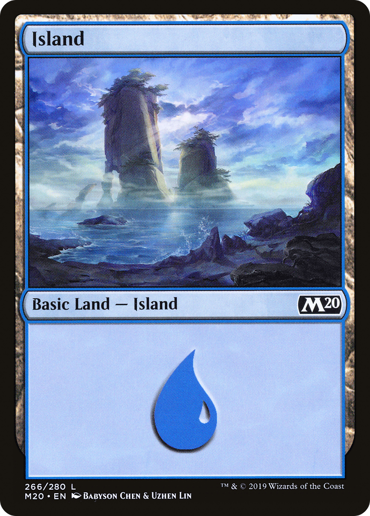 Island (266) [Core Set 2020]-1
