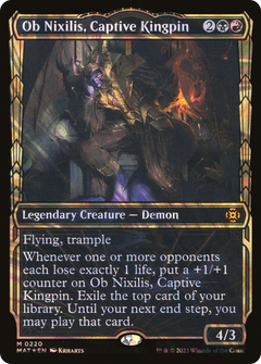 Ob Nixilis, Captive Kingpin (Showcase Halo Foil) [March of the Machine: The Aftermath]-1