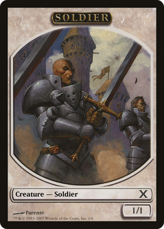 Soldier Token [Tenth Edition Tokens]-1