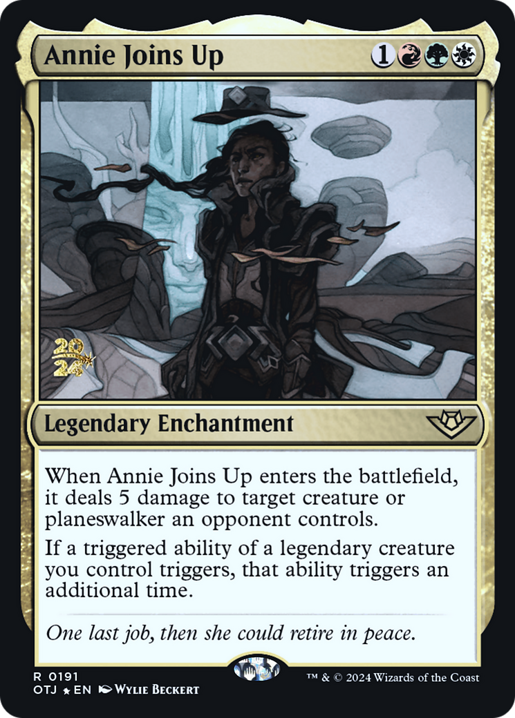 Annie Joins Up [Outlaws of Thunder Junction Prerelease Promos]-1