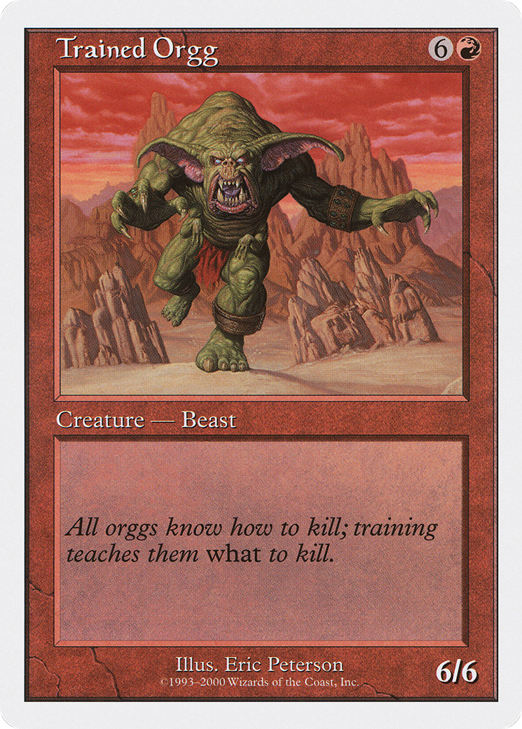 Trained Orgg (S00-) - Starter 2000-1