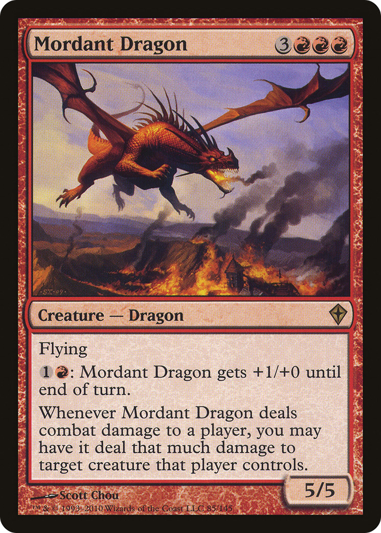 Mordant Dragon [Worldwake]-1