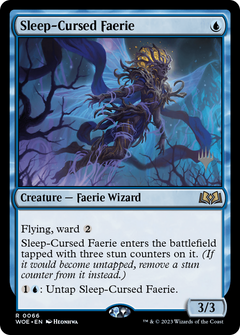 Sleep-Cursed Faerie (Promo Pack) [Wilds of Eldraine Promos]-1