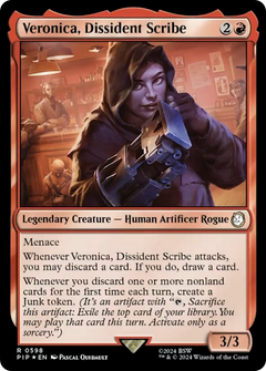 Veronica, Dissident Scribe (Surge Foil) [Fallout]-1