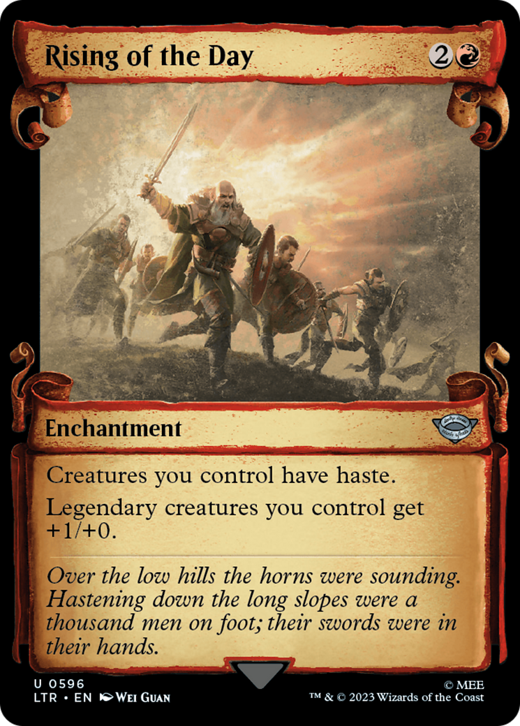 Rising of the Day [The Lord of the Rings: Tales of Middle-Earth Showcase Scrolls]-1