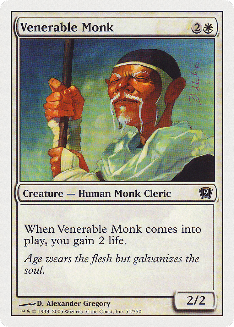 Venerable Monk (9ED-051) - 9th Edition-1