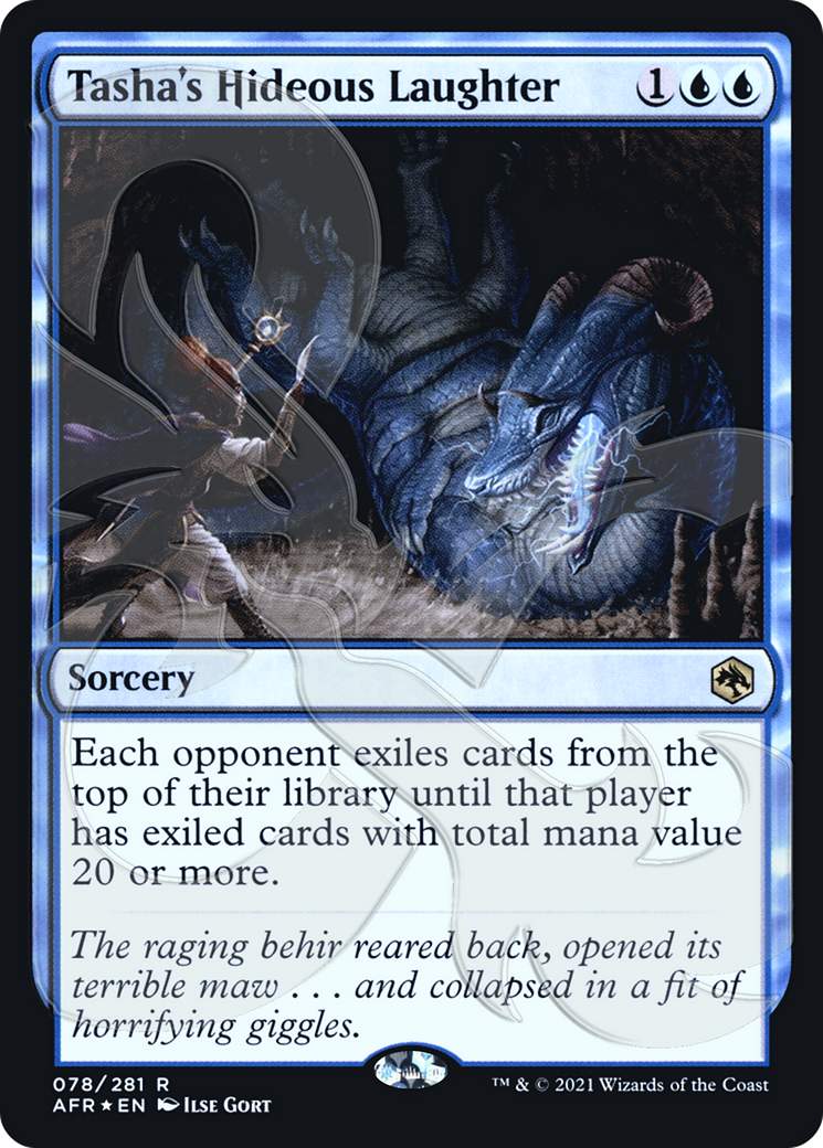 Tasha's Hideous Laughter (Ampersand Promo) [Dungeons & Dragons: Adventures in the Forgotten Realms Promos]-1