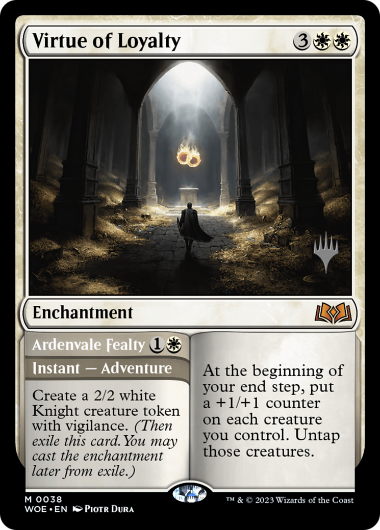 Virtue of Loyalty (PPWOE-038) - Wilds of Eldraine Promos-1