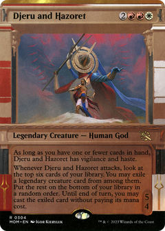 Djeru and Hazoret (Showcase Planar Booster Fun) [March of the Machine]-1